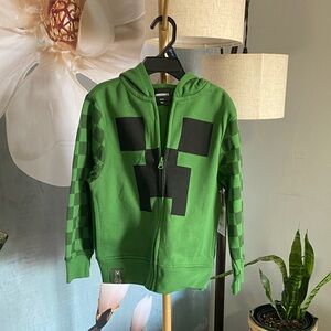 Minecraft Green Kids Jacket size 4/5 NWT